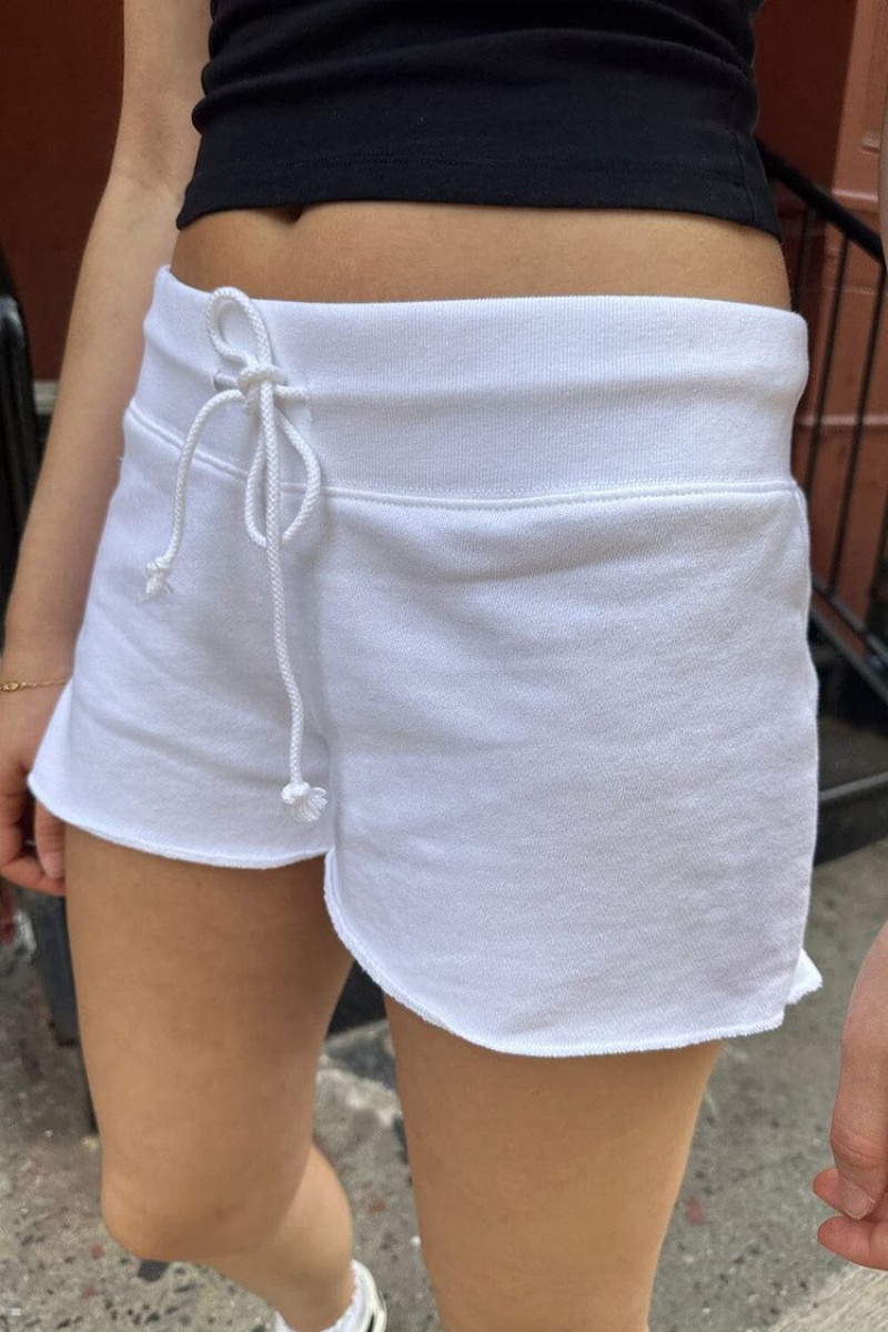 Short Jogging Brandy Melville Rainey Blanche | YBT-18677622